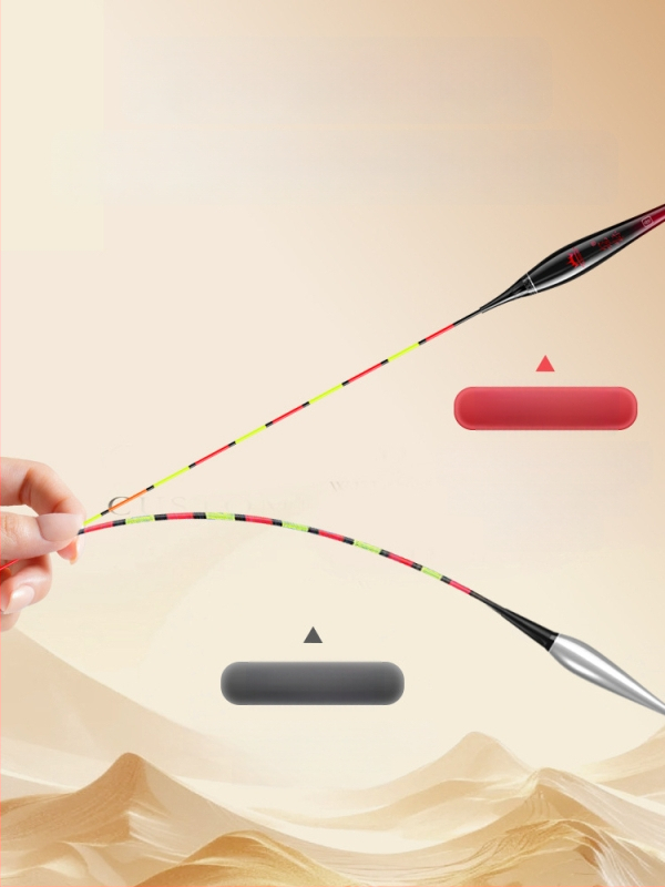 Риболовен поплавък Crown mark с LED осветление, вертикален дрейф, електронен, наноматериал, дневен и нощен режим, супер лек