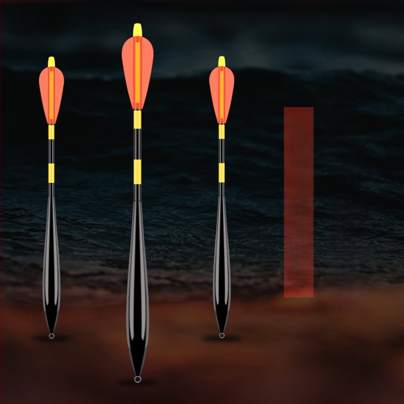 Плавач за риболов на скалист бряг и море, светещ ракетен стил с плъзгаща се система – пластмасов