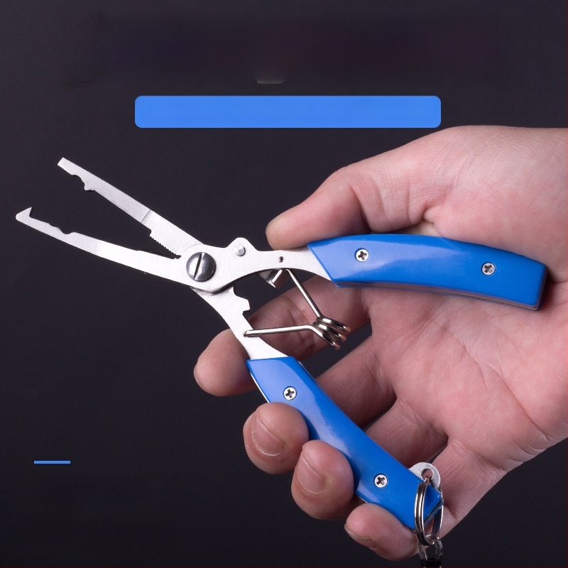 Huansheng неръждаеми стоманени клещи за риболов с извита челюст за отстраняване на кука