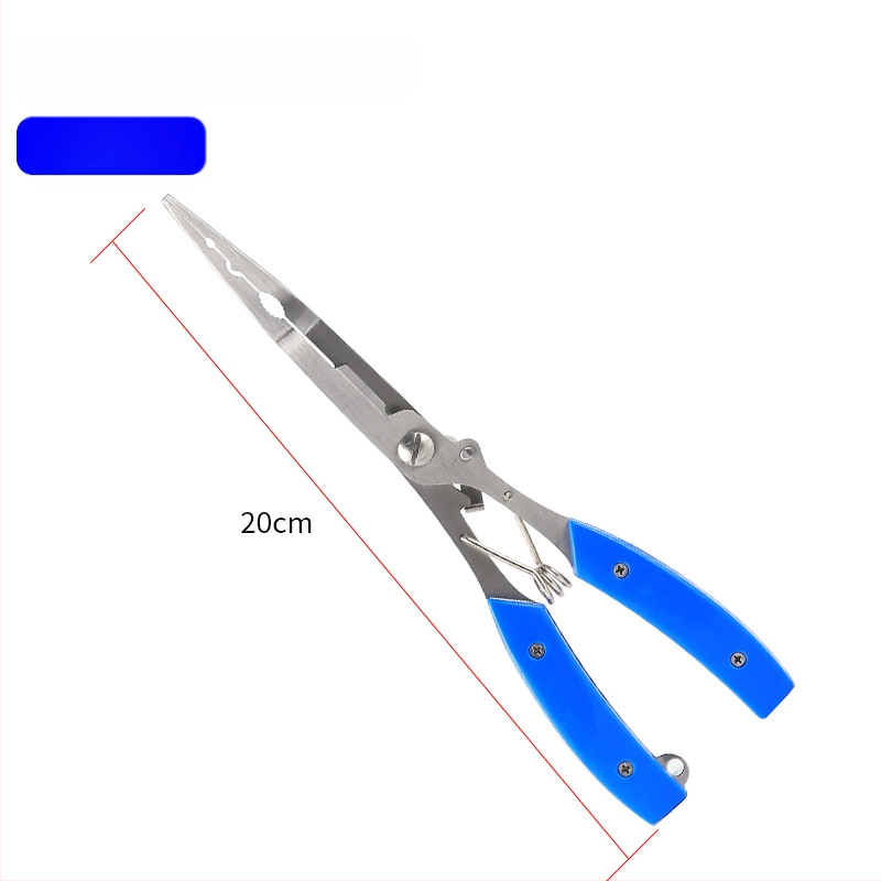 Huansheng неръждаеми стоманени клещи за риболов с извита челюст за отстраняване на кука