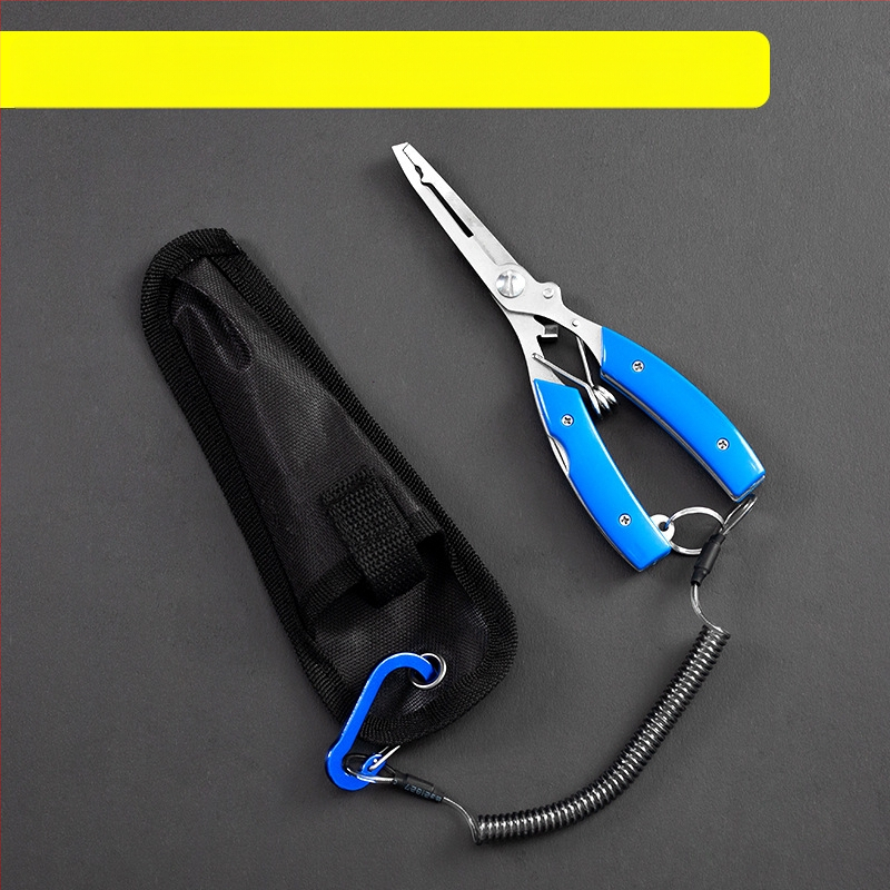 Huansheng неръждаеми стоманени клещи за риболов с извита челюст за отстраняване на кука