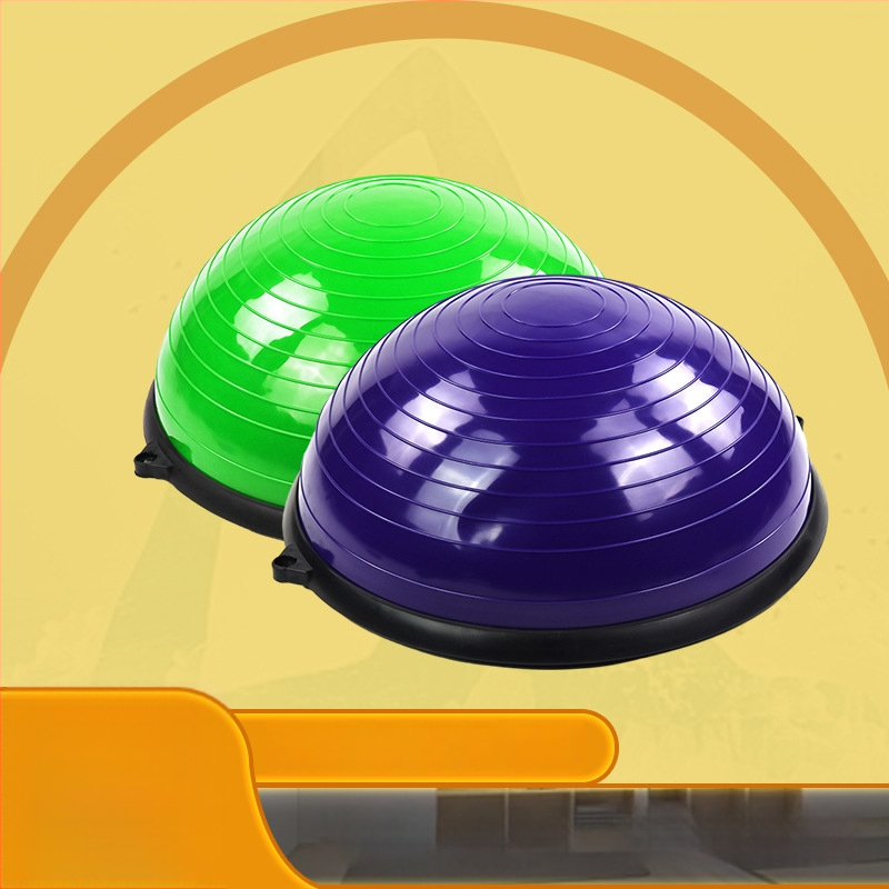 Minge de echilibru pentru yoga cu semisferă — GYMBOPRO PVC, echipament de fitness