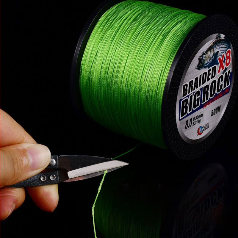 Yaoxin PE плетена риболовна линия, сила 6, 6 броя в опаковка, основна линия