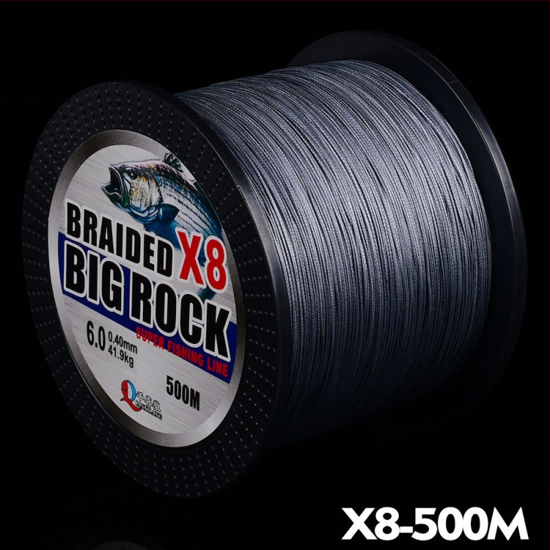 Yaoxin PE плетена риболовна линия, сила 6, 6 броя в опаковка, основна линия