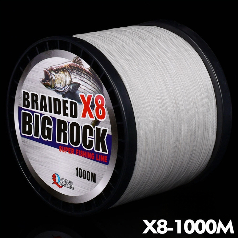 Yaoxin PE плетена риболовна линия, сила 6, 6 броя в опаковка, основна линия