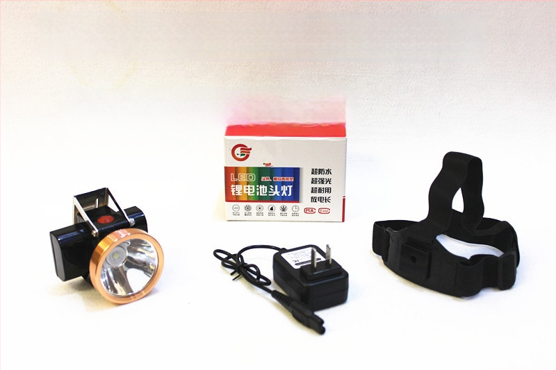 Saugos šalmas su LED galine žibintu požeminiam darbui, įkrovimo maitinimo šaltinis, atsparus vandeniui, diapazonas daugiau kaip 500 m