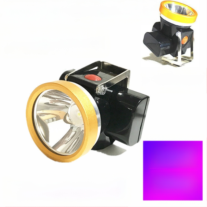 Saugos šalmas su LED galine žibintu požeminiam darbui, įkrovimo maitinimo šaltinis, atsparus vandeniui, diapazonas daugiau kaip 500 m