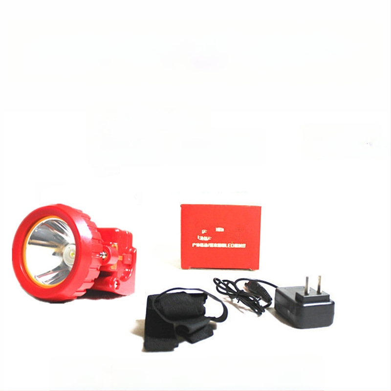 Saugos šalmas su LED galine žibintu požeminiam darbui, įkrovimo maitinimo šaltinis, atsparus vandeniui, diapazonas daugiau kaip 500 m