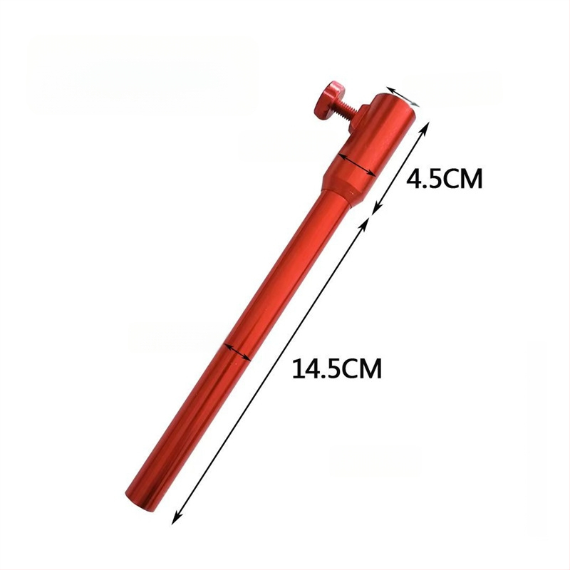 Универсален държател за пръчки за риболовен стол от алуминиев сплав — двойна и единична поставка, удебелен рафт за пръчки