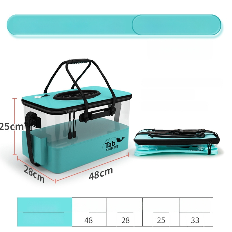 Сгъваема кофа за риба - EVA материал, бруто тегло 1