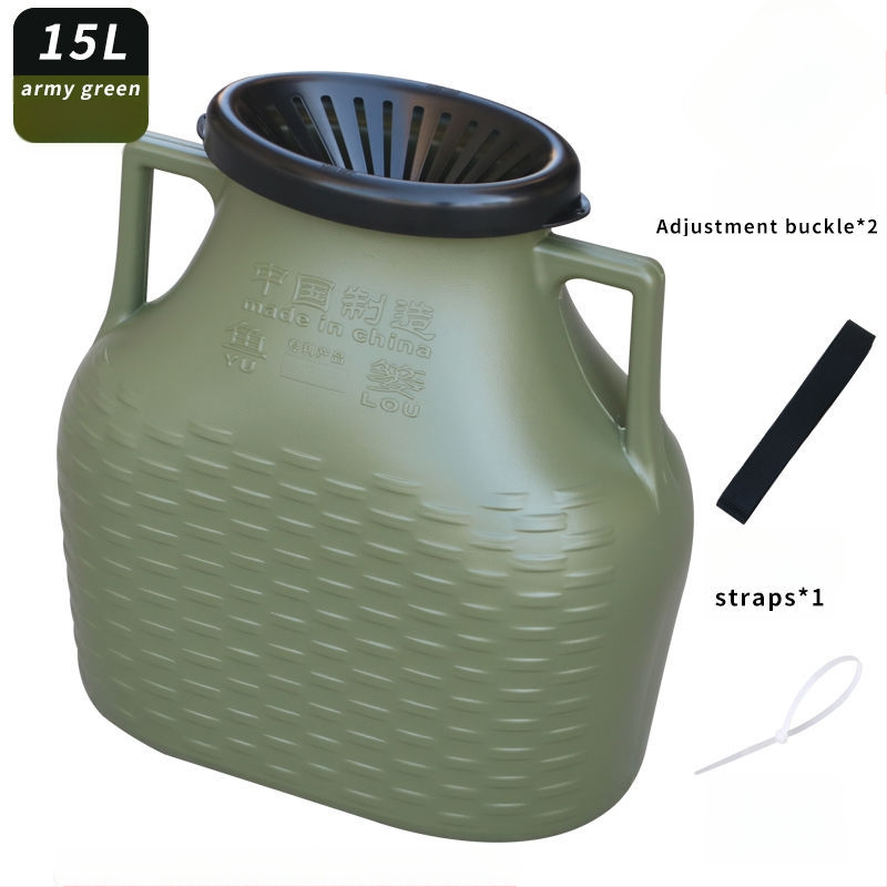 Ārējais plastmasas zivju grozs, bez zīmola