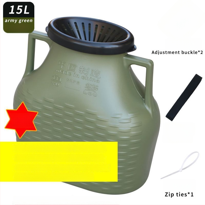 Ārējais plastmasas zivju grozs, bez zīmola