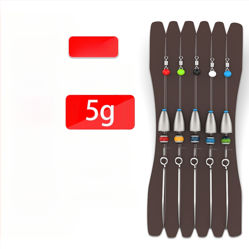 Texas rig komplekts – Gediron, Nr. 1 āķi ar bodēm, 500 gab.