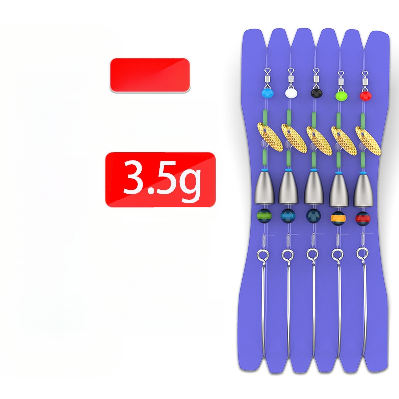 Texas rig komplekts – Gediron, Nr. 1 āķi ar bodēm, 500 gab.