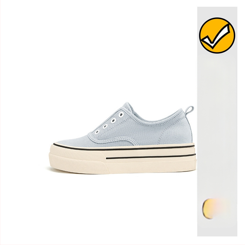 Sieviešu kurpes no govs ādas ar iekšējo pacēlumu, Korejas stila, apaļa purngala, šņorējamas, bieza zole