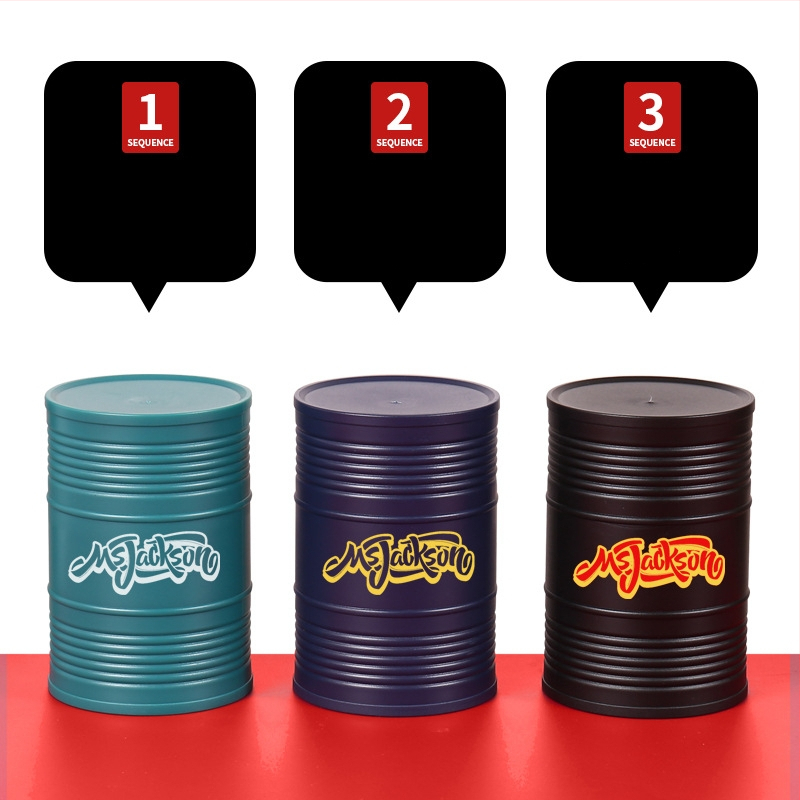 Zaru kauss un šejkera komplekts ar personalizētu logotipu – plastmasas, 100 gab., piemērots bāriem un karaoke, zīmols Shendu