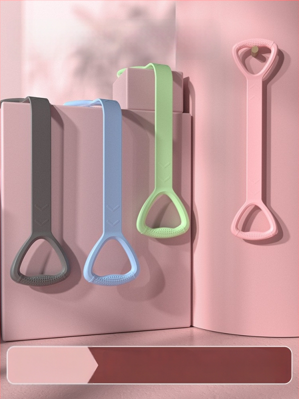 Bandă de rezistență pentru yoga în formă de 8, din silicon – deschiderea umerilor și modelarea spatelui, Wangyou