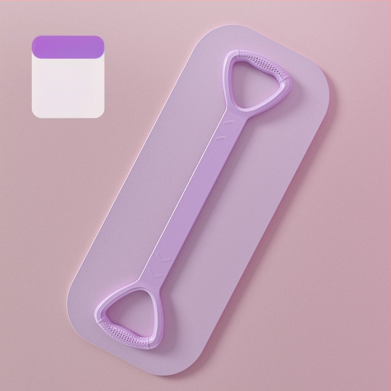 Bandă de rezistență pentru yoga în formă de 8, din silicon – deschiderea umerilor și modelarea spatelui, Wangyou