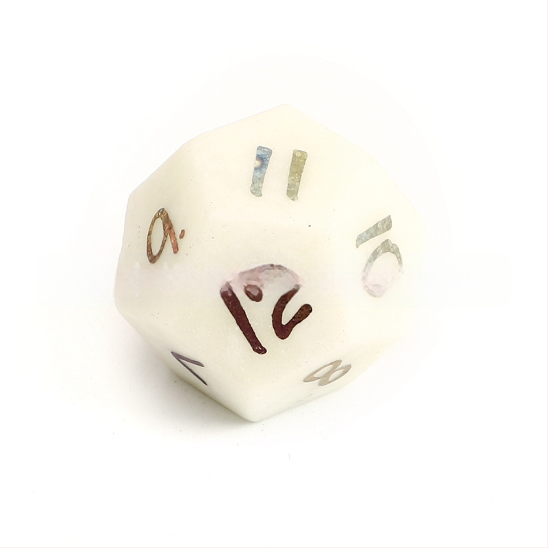 Galda spēļu kauliņi — Wowu zīmols, dabīgs slonovaļ Jade akmens, astoņkārtīga forma, taisnstūra stils, pielāgošana