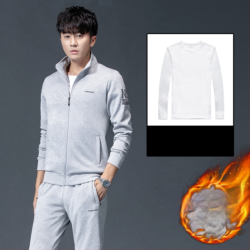 Universāls sporta komplekts ziemas-pavasara-rudens sezonām, garas piedurknes, apkakles tipa lapels, bez līnijas, 95% poliesteris