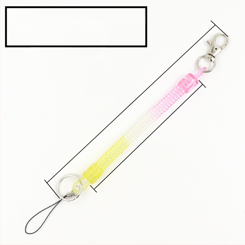 Telefono raktų pakabukas su elastiniu virve, prieš netekimą, kūrybinis unisex dizainas, plastmasos medžiaga, japonų-korejiečių stilius