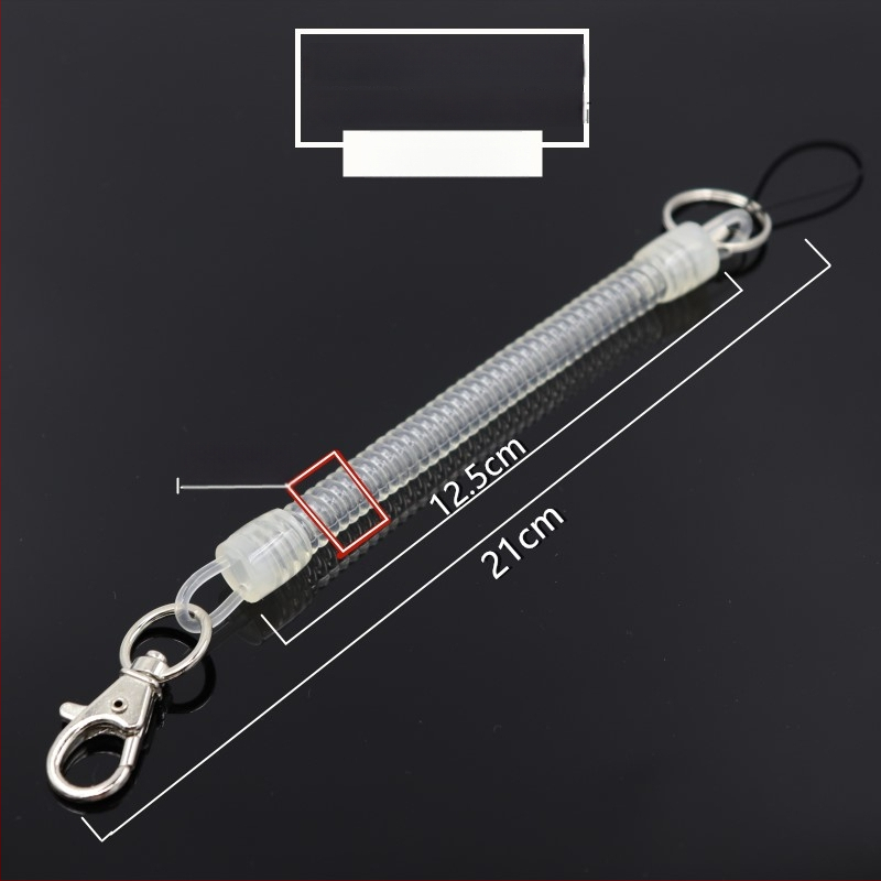 Telefono raktų pakabukas su elastiniu virve, prieš netekimą, kūrybinis unisex dizainas, plastmasos medžiaga, japonų-korejiečių stilius