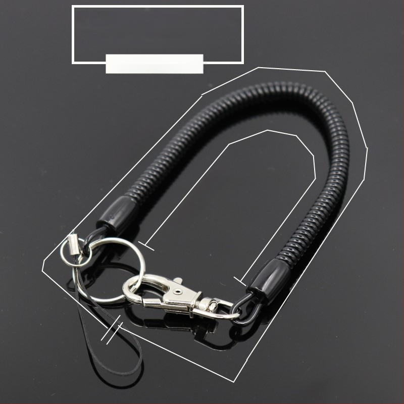 Telefono raktų pakabukas su elastiniu virve, prieš netekimą, kūrybinis unisex dizainas, plastmasos medžiaga, japonų-korejiečių stilius