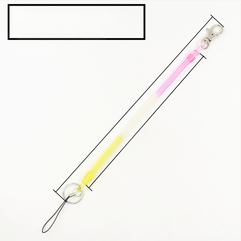 Telefono raktų pakabukas su elastiniu virve, prieš netekimą, kūrybinis unisex dizainas, plastmasos medžiaga, japonų-korejiečių stilius