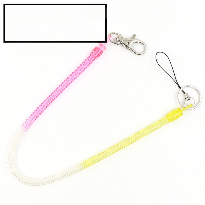 Telefono raktų pakabukas su elastiniu virve, prieš netekimą, kūrybinis unisex dizainas, plastmasos medžiaga, japonų-korejiečių stilius