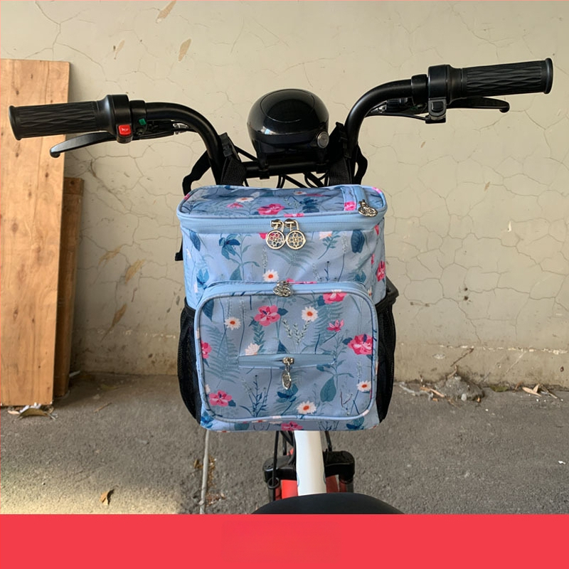 Τσάντα ποδηλάτου - μπροστινή αδιάβροχη κρεμαστή τσάντα, 5 L, μοντέλο A308, Oxford ύφασμα