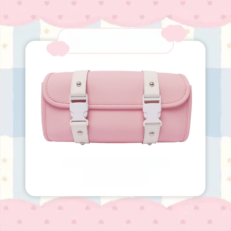 Σετ τσαντών αποθήκευσης για ηλεκτρικό όχημα: πίσω αδιάβροχη κρεμαστή τσάντα αποθήκευσης και μπροστινή μαλακή τσάντα από τεχνητό δέρμα, ρετρό στυλ