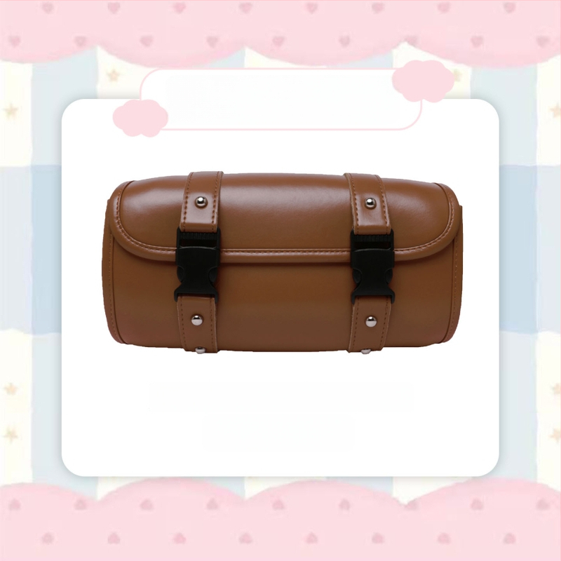 Σετ τσαντών αποθήκευσης για ηλεκτρικό όχημα: πίσω αδιάβροχη κρεμαστή τσάντα αποθήκευσης και μπροστινή μαλακή τσάντα από τεχνητό δέρμα, ρετρό στυλ