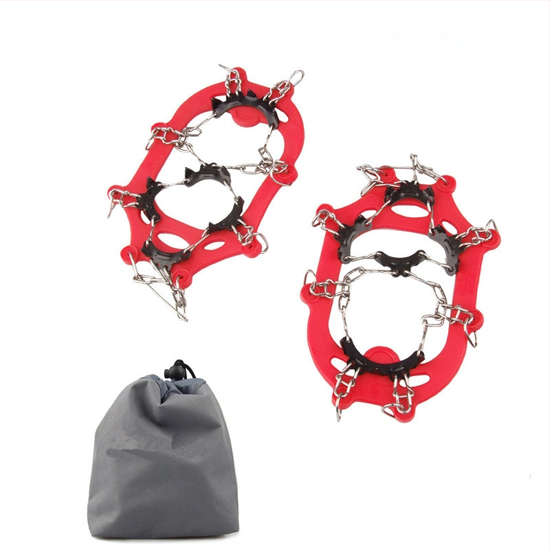 11-зъбни детски антихлъзгащи се калъфи за обувки със снежен нокът, неръждаема стомана, Mount Rock