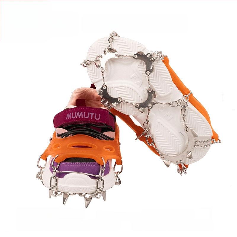 11-зъбни детски антихлъзгащи се калъфи за обувки със снежен нокът, неръждаема стомана, Mount Rock