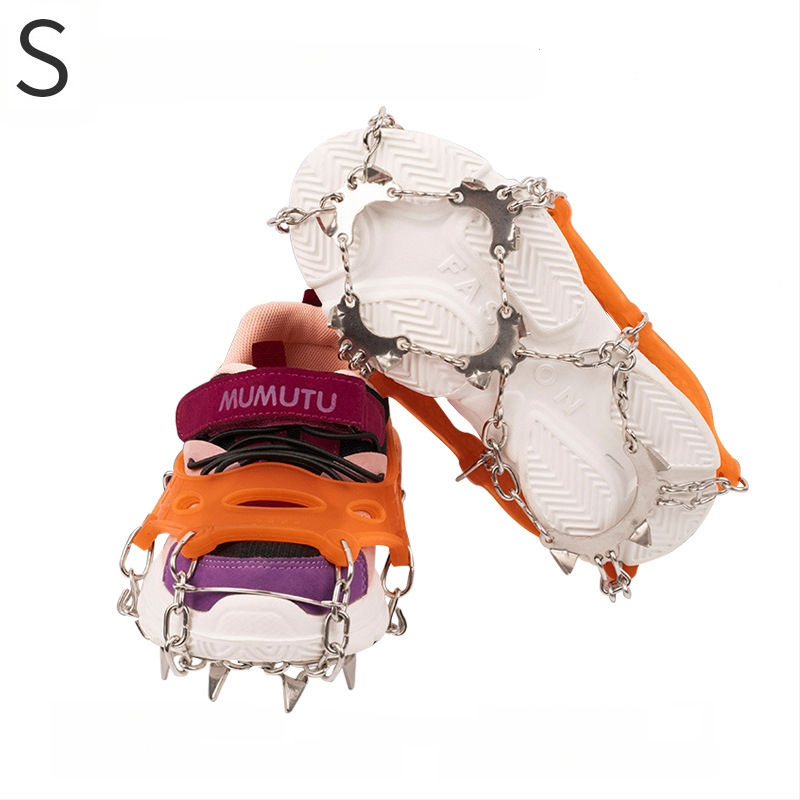 11-зъбни детски антихлъзгащи се калъфи за обувки със снежен нокът, неръждаема стомана, Mount Rock