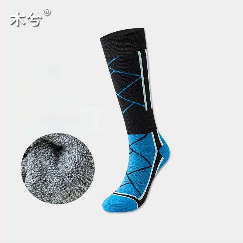 Sporta zeķes ar fleece oderi, universālas, ziemas, poliester