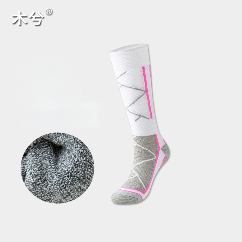 Sporta zeķes ar fleece oderi, universālas, ziemas, poliester