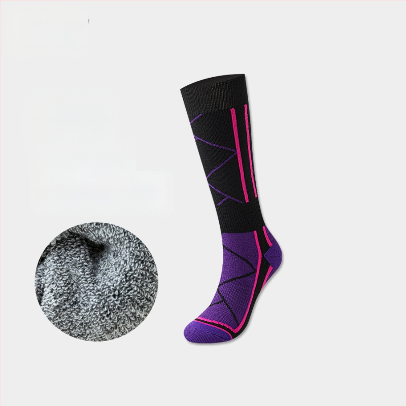 Sporta zeķes ar fleece oderi, universālas, ziemas, poliester