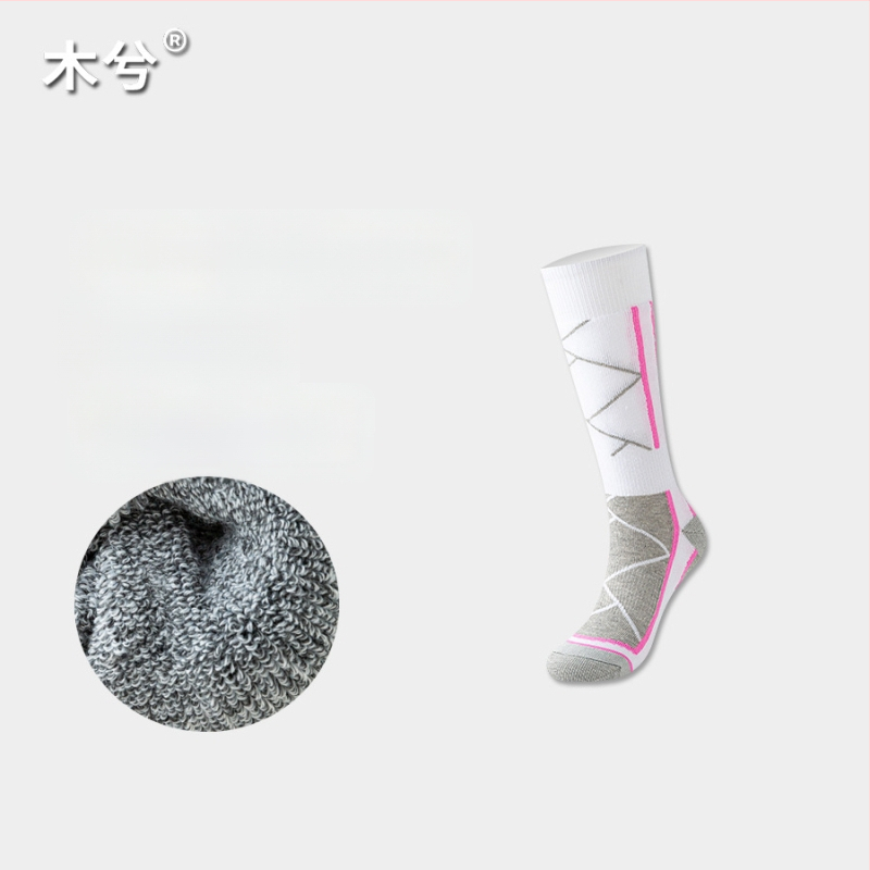 Sporta zeķes ar fleece oderi, universālas, ziemas, poliester