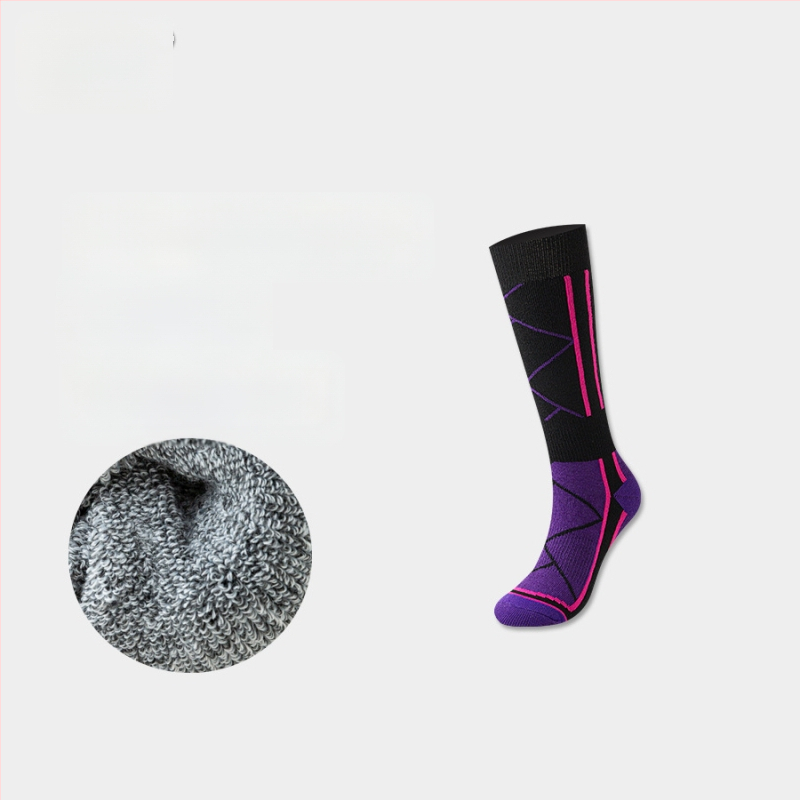 Sporta zeķes ar fleece oderi, universālas, ziemas, poliester