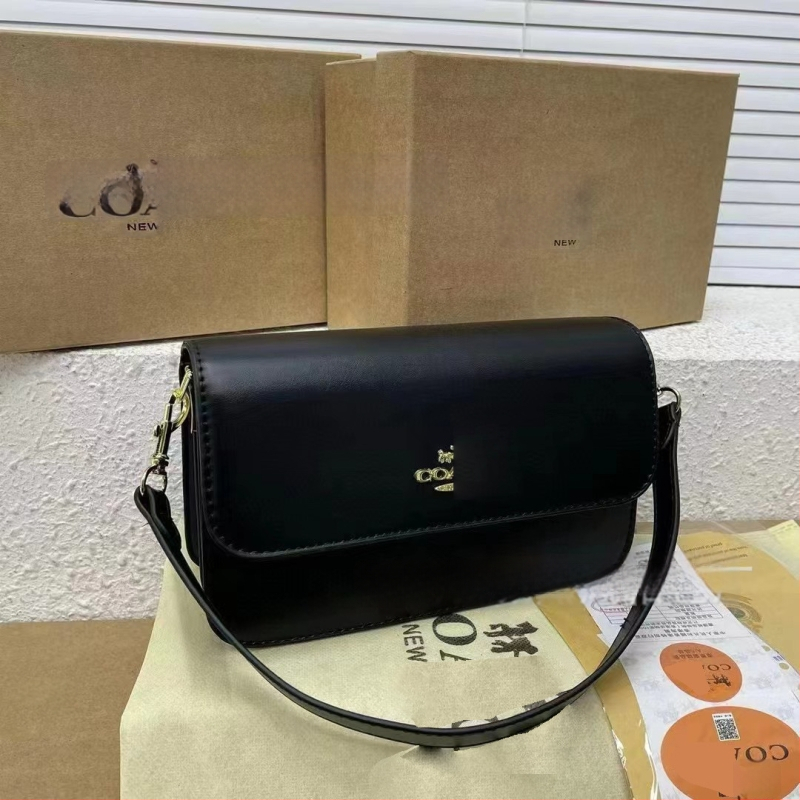 PU maza kvadrātveida soma, ielu stils, horizontāla forma, vāka aizvērums