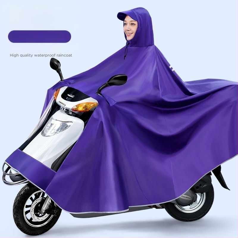 Ponča za kišu za električni automobil/motocikl (Oxford tkanina; PVC vodootporni sloj; debeli materijal; za 1–2 odraslih)
