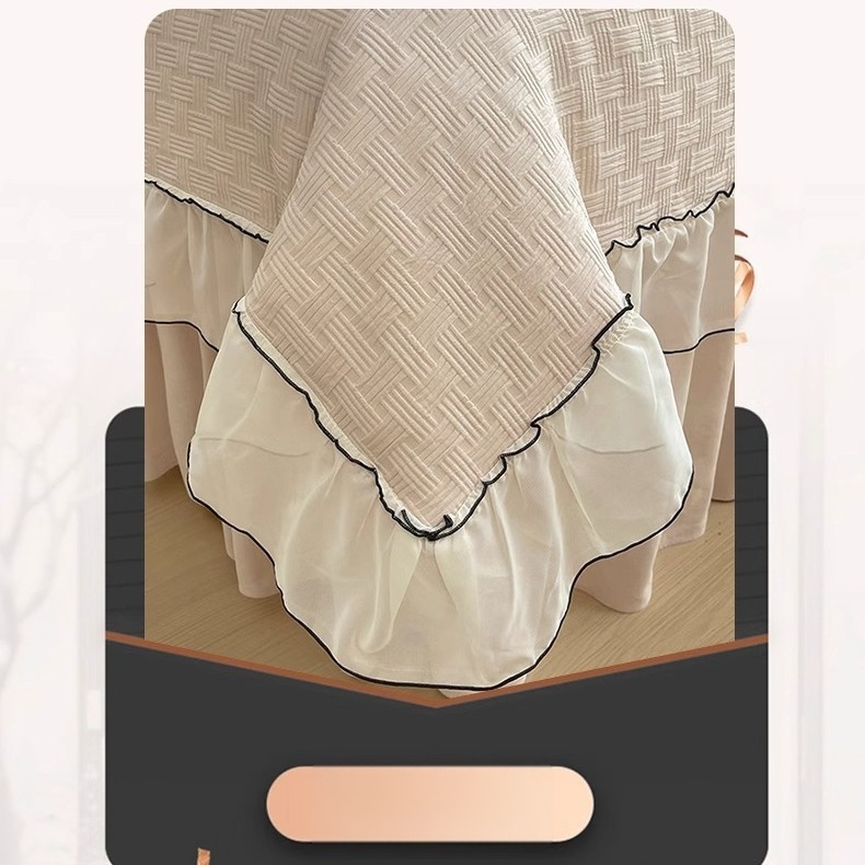 Ilukliiniku voodipesu komplekt – luksuslik stiil, brokaatne pehme puuvill, pitsid, trükk ja twill-kude, reaktiivne värvimine