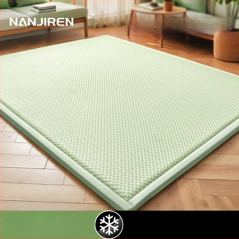 Voodimatt keemilistest kiududest, kakskülgne disain, uus hiina stiil, trükitud muster, Ice Silk matt