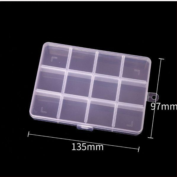 28-kompartmentide läbipaistmatu juveelide hoiukarp karoliinivõrkudega, liikumise ennetamiseks – laua plastmassist juveelide hoiukarp, kaasaegne minimalist stiil