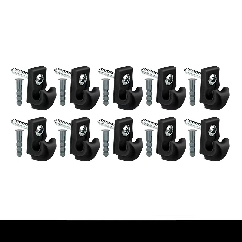 ABS υλικό, βιδωτός γάντζος για φωτιστικά καλώδια και κρεμάστρες φυτών; μοντέρνος μινιμαλιστικός σχεδιασμός, φορτίο έως 2 kg