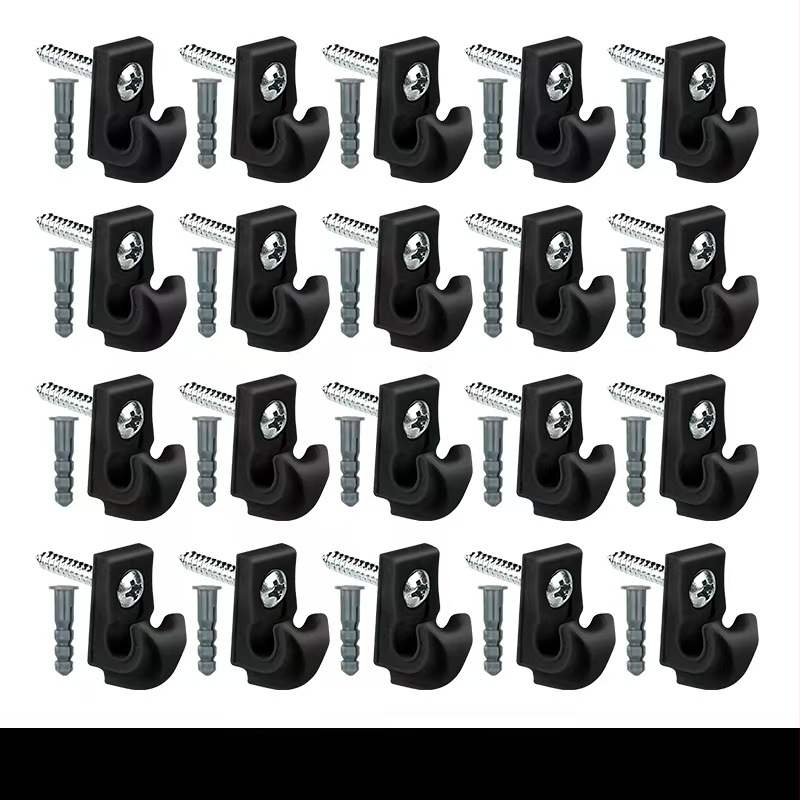 ABS υλικό, βιδωτός γάντζος για φωτιστικά καλώδια και κρεμάστρες φυτών; μοντέρνος μινιμαλιστικός σχεδιασμός, φορτίο έως 2 kg