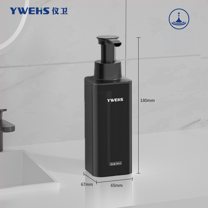 Fali szappanadagoló hotelfürdőhöz – pumpás habadagoló, ABS, 600 g, injektív öntés, könnyű luxus stílus