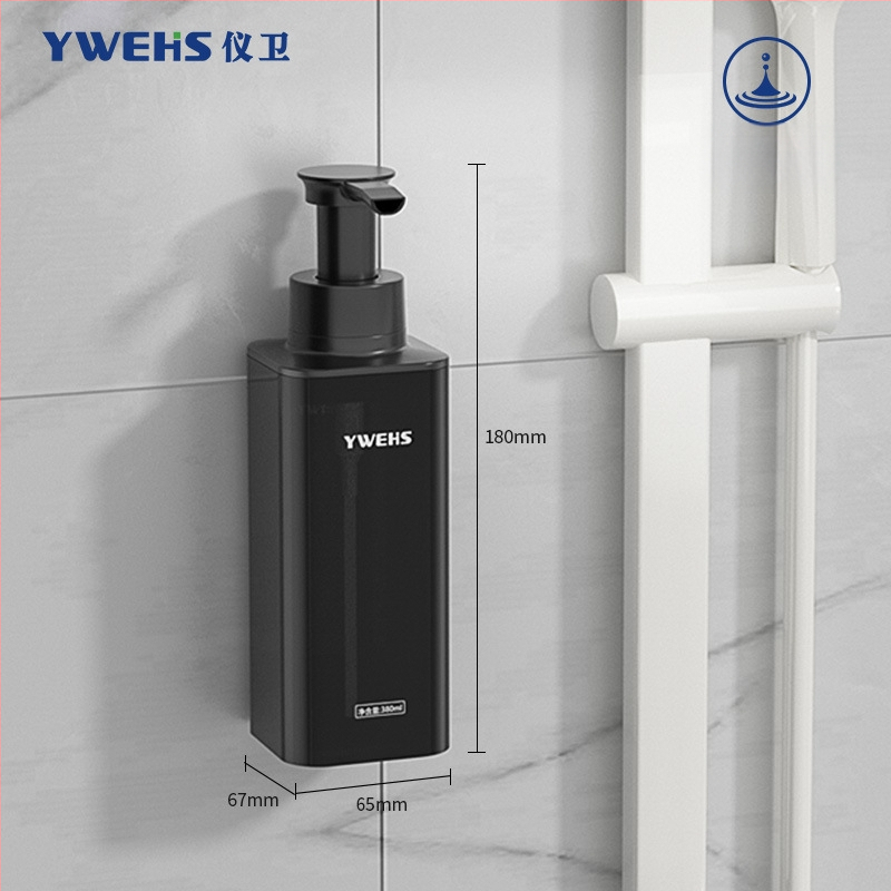 Fali szappanadagoló hotelfürdőhöz – pumpás habadagoló, ABS, 600 g, injektív öntés, könnyű luxus stílus