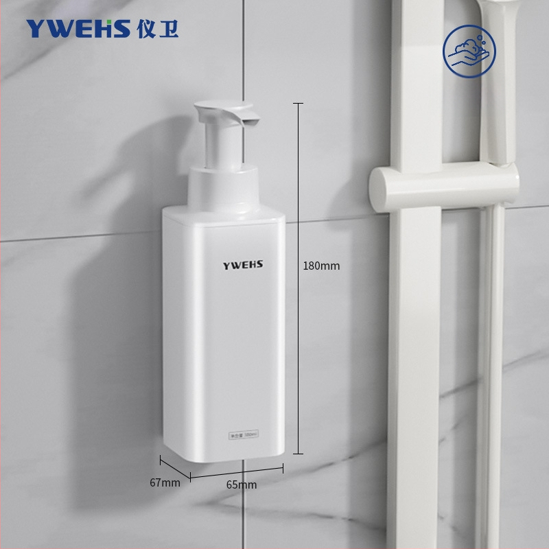 Fali szappanadagoló hotelfürdőhöz – pumpás habadagoló, ABS, 600 g, injektív öntés, könnyű luxus stílus